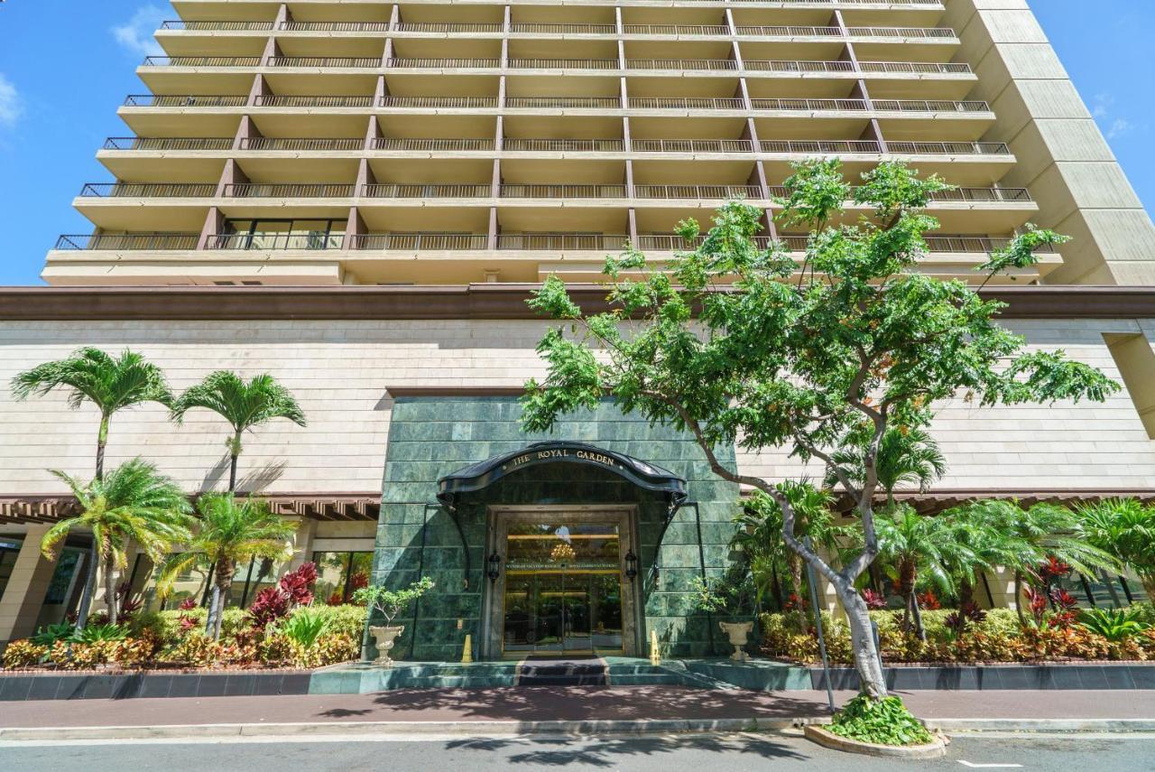 Studio Unit At The Royal Garden, In Waikiki ワイキキ・ロイヤルガーデン Honolulu Exterior foto